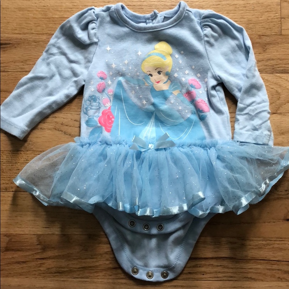 Disney Baby Cinderella skirted onesie